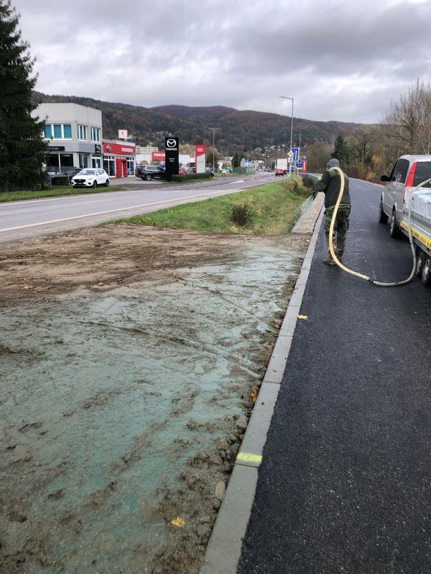 Hydroosev a spevňovanie svahu